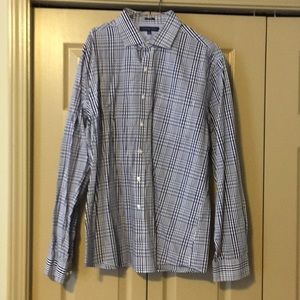 Tommy Hilfiger Striped Button Down Size 17/36-37